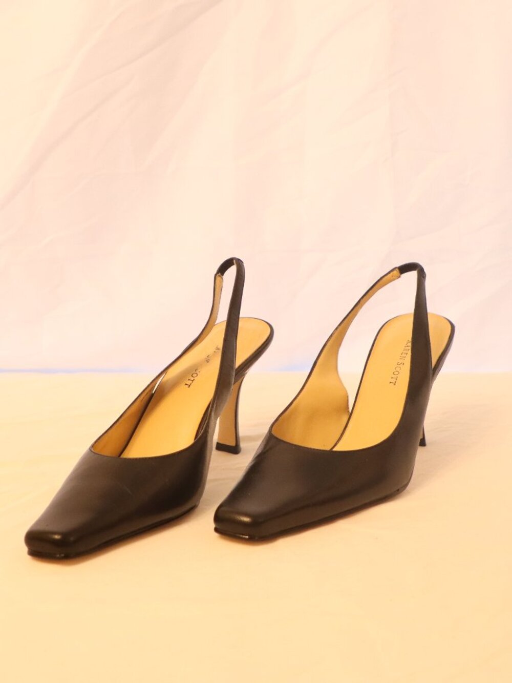 Karen Scott Size 9 Black Slingback Pumps - Picture 4 of 6